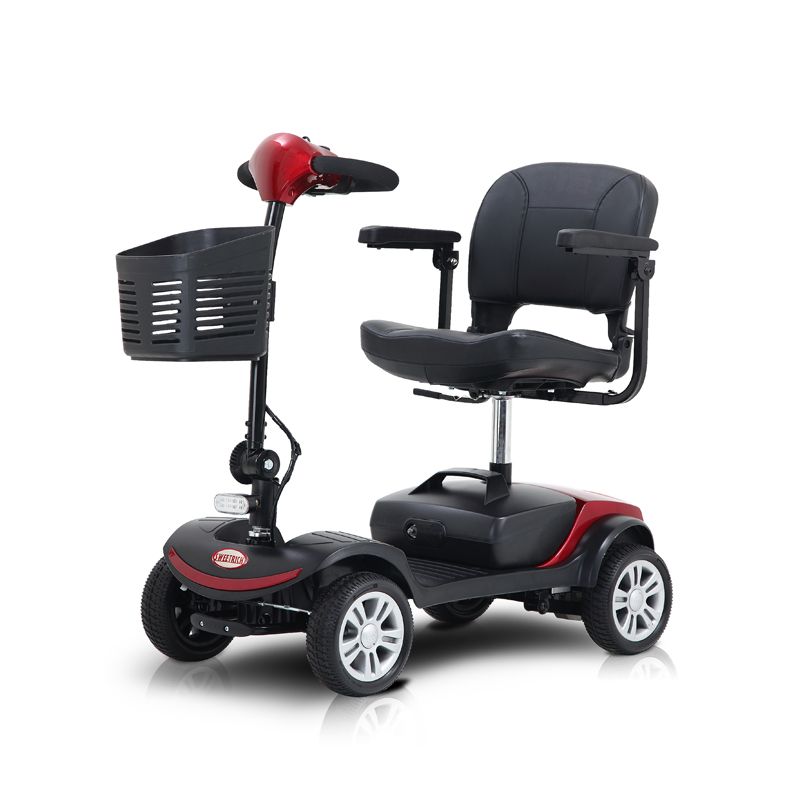 S1 Sport Easy Travel 4 Wheel Ultra Light Foldbar elektrisk mobilitet Scooter til gamle mennesker