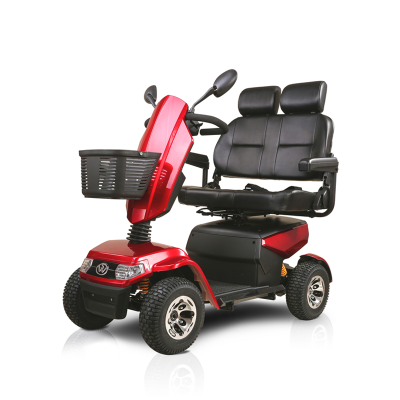 S70d 2 sæder ældre mobilitet Scooter Electric Tricycle med kurv